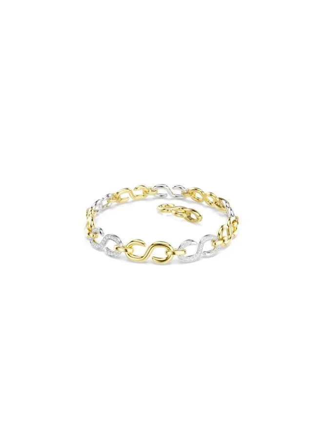 SWAROVSKI  Dextera Medium Crystal Mixed Plating Chain Bracelet for Women | Best Price UAE